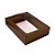 Caixa Gaveta com Visor Nº3 (12cm x 16cm x 4cm) Marrom - 10 unidades - ASSK - Rizzo - Imagem 1