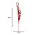 Galho Decorativo com Glitter - Vermelho - 86cm  - 1 unidade - Rizzo - Imagem 2
