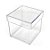 Caixa Acrílica Quadrada Transparente - 8cm - 1 unidade - Rizzo - Imagem 1