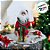 Papai Noel Decorativo Em Pé Com Pijama - Vermelho - 30cm - 1 unidade - Rizzo - Imagem 3