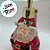 Saboneteira de Cerâmica - Papai Noel de Natal - 18cm - 1 unidade - Rizzo - Rizzo - Imagem 3