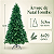 Árvore de Natal Modelo Tomilho - 8479 Galhos - 5,0m - Ref. RZO349 - 1 unidade - Rizzo - Imagem 2