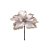 Poinsetia Decorativa De Natal - Rose Com Glitter - 25cm - 1 unidade - Rizzo - Imagem 1