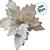 Poinsetia Decorativa De Natal - Branco - 28cm - 1 unidade - Rizzo - Imagem 3