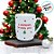 Caneca de Cerâmica Noel - Branco/Verde/Vermelho - 440ml - 1 unidade - Cromus - Rizzo - Imagem 3