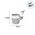 Vaso Decorativo de Natal - Cupcake Noel - 10cm - 1 unidade - Cromus - Rizzo - Imagem 2