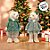 Urso Decorativo De Natal - Com Casaco Xadrez Verde - 40cm - 1 unidade - Cromus - Rizzo - Imagem 3