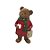 Enfeite De Natal Em Resina - Urso Com Presente Branco - 15 cm - 1 unidade - Cromus - Rizzo - Imagem 1