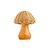 Enfeite De Natal Em Resina - Cogumelo Bege - 12cm - 1 unidade - Cromus - Rizzo - Imagem 1