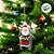 Enfeite Para Pendurar - Papai Noel Verde - 12cm - 1 unidade - Cromus - Rizzo - Imagem 3