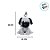 Pelúcia Cachorro com Guizo, Som e Movimento - 30cm - 1 unidade - Cromus - Rizzo - Imagem 2