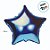 Balão de Festa Metalizado 18"45cm - Estrela Azul - 1 unidade - Partiufesta - Rizzo - Imagem 2