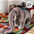 Elefante De Pelúcia Realista - 56cm - 1 unidade - Rizzo - Rizzo - Imagem 3