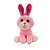 Coelho De Pelúcia Rosa - 27x18cm - 1 unidade - Rizzo - Rizzo - Imagem 2