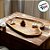 Bandeja de Madeira Rústica Orgânica - 43cm  - 1 unidade - Rizzo - Imagem 5