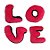 Kit De Almofadas Com Led - Love - 151cm - 1 unidade - Rizzo - Imagem 1