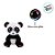 Panda De Pelúcia - Beanie Boos - 25cm - 1 unidade - Rizzo - Imagem 3
