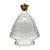 Frasco para Perfumaria de Vidro com Tampa - Santa - 140ml - 1 unidade - Rizzo - Imagem 1