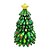 Balão Metalizado Árvore De Natal Premium - 130x73cm - 1 unidade - Rizzo - Imagem 1