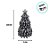 Balão Metalizado Árvore De Natal Premium - 130x73cm - 1 unidade - Rizzo - Imagem 2