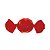Papel Trufa Vermelho 14,5x15,5cm - 100 unidades - Cromus - Rizzo Embalagens - Imagem 1