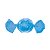 Papel Trufa 14,5x15,5cm - Azul Claro - 100 unidades - Cromus - Rizzo Embalagens - Imagem 1