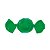 Papel Trufa 14,5x15,5cm - Verde Bandeira - 100 unidades - Cromus - Rizzo Embalagens - Imagem 1