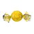 Papel Trufa 14,5x15,5cm - Vichy Amarelo - 100 unidades - Cromus - Rizzo Embalagens - Imagem 1