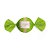 Papel Trufa 14,5x15,5cm - Petit Poa Verde_Ouro - 100 unidades - Cromus - Rizzo Embalagens - Imagem 1