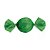 Papel Trufa 14,5x15,5cm - Bandana Verde - 100 unidades - Cromus - Rizzo Embalagens - Imagem 1