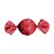 Papel Trufa 14,5x15,5cm - Bandana Vermelho - 100 unidades - Cromus - Rizzo Embalagens - Imagem 1