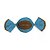 Papel Trufa 14,5x15,5cm - Gostosura Tradicional Azul - 100 unidades - Cromus - Rizzo Embalagens - Imagem 1