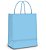 Sacola de Papel P Azul Bebê - 21,5x15x8cm - 10 unidades - Cromus - Rizzo Embalagens - Imagem 1