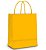Sacola de Papel M Amarelo - 26x19,5x9,5cm - 10 unidades - Cromus - Rizzo Embalagens - Imagem 1