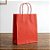 Sacola de Papel M Vermelho - 26x19,5x9,5cm - 10 unidades - Cromus - Rizzo Embalagens - Imagem 1