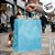 Sacola de Papel M Azul Claro - 26x19,5x9,5cm - 10 unidades - Cromus - Rizzo Embalagens - Imagem 4