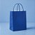 Sacola de Papel GG Azul Royal - 39x32x16cm - 10 unidades - Cromus - Rizzo Embalagens - Imagem 1