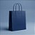 Sacola de Papel GG Azul Marinho - 39x32x16cm - 10 unidades - Cromus - Rizzo Embalagens - Imagem 1