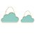 Conjunto Nuvens De Madeira Azul - Cromus - Rizzo Festas - Imagem 1