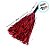 Pompom Metalizado Mamãe Sacode de Carnaval - Vermelho - 1 unidade - Rizzo - Imagem 2