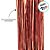 Chicote Metalizado Franja Carnaval 80cm - Rose Gold - 1 unidade - Rizzo - Imagem 3