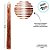 Chicote Metalizado Franja Carnaval 80cm - Rose Gold - 1 unidade - Rizzo - Imagem 4