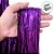 Chicote Metalizado Franja Carnaval 80cm - Roxo - 1 unidade - Rizzo - Imagem 2