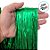 Chicote Metalizado Franja Carnaval 80cm - Verde - 1 unidade - Rizzo - Imagem 2