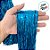 Chicote Metalizado Franja Carnaval 80cm - Azul Turquesa - 1 unidade - Rizzo - Imagem 2
