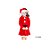 Fantasia Completa De Mamãe Noel De Natal Infantil - 6 a 8 Anos - 1 unidade - Rizzo - Imagem 1