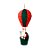 Enfeite Decorativo De Natal - Papei Noel No Balão - 60cm - 1 unidade - Rizzo - Imagem 1