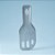Espátula Vazada Cristal BWB - 18,5x7cm - 1 unidade - Rizzo - Imagem 1