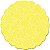 Fundo Rendado Redondo Amarelo 7cm - 100 unidades - Cromus - Rizzo Embalagens - Imagem 1