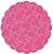 Fundo Rendado Redondo Pink 9cm - 100 unidades - Cromus - Rizzo Embalagens - Imagem 1